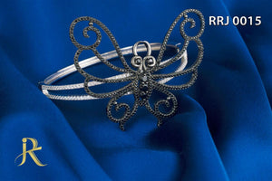 RRJ0015 Pure 925 Sterling Silver Bracelet - RishiRich Jewels