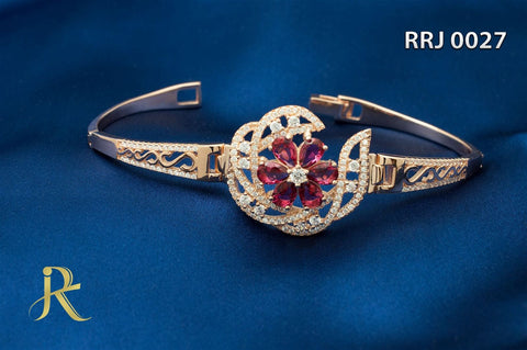 RRJ0027 Pure 925 Sterling Silver Bracelet - RishiRich Jewels