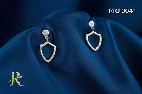 RRJ0041 Pure 925 Sterling Silver Earring - RishiRich Jewels