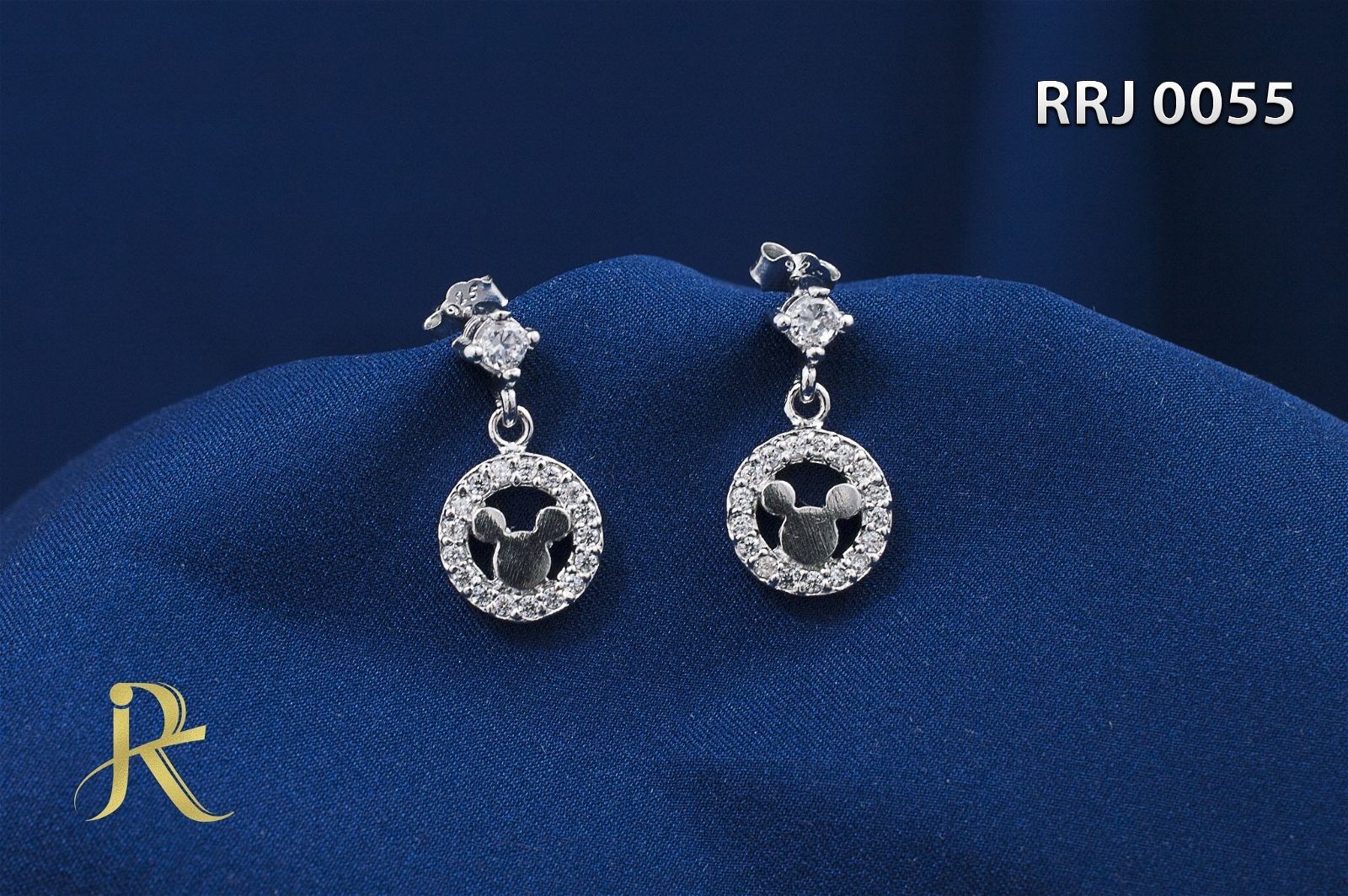 RRJ0055 Pure 925 Sterling Silver Earring - RishiRich Jewels