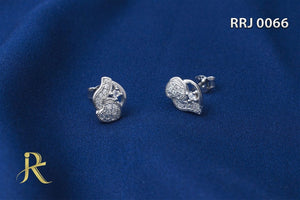 RRJ0066 Pure 925 Sterling Silver Stud - RishiRich Jewels