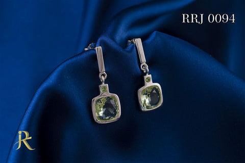 RRJ0094 Pure 925 Sterling Silver Earring - RishiRich Jewels