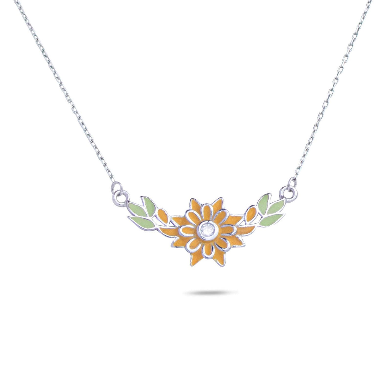 RRJ0187 Pure 925 Sterling Silver Necklace - RishiRich Jewels