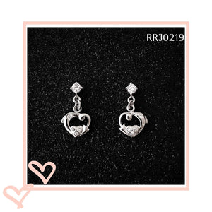 RRJ0219 Pure 925 Sterling Silver Earring - RishiRich Jewels