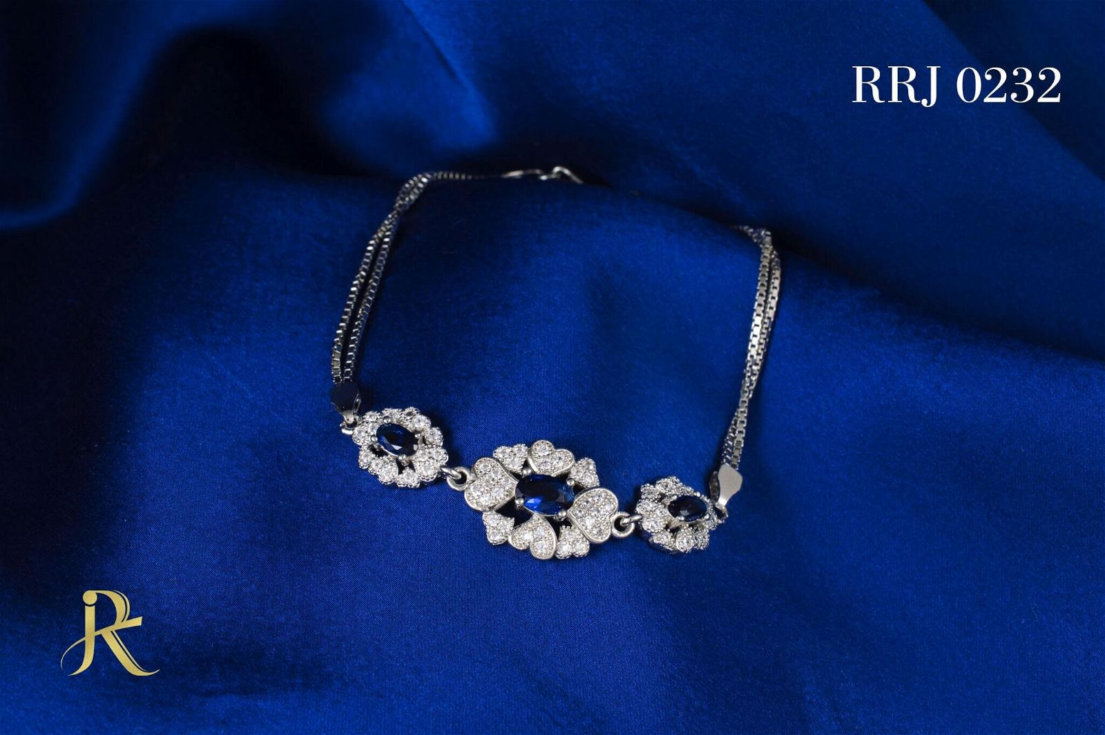 RRJ0232 Pure 925 Sterling Silver Bracelet - RishiRich Jewels