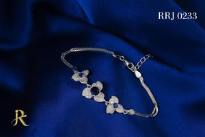 RRJ0233 Pure 925 Sterling Silver Bracelet - RishiRich Jewels