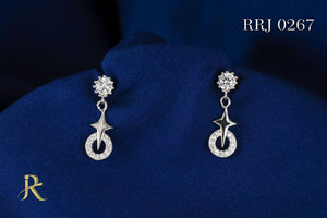 RRJ0267 Pure 925 Sterling Silver Earring - RishiRich Jewels