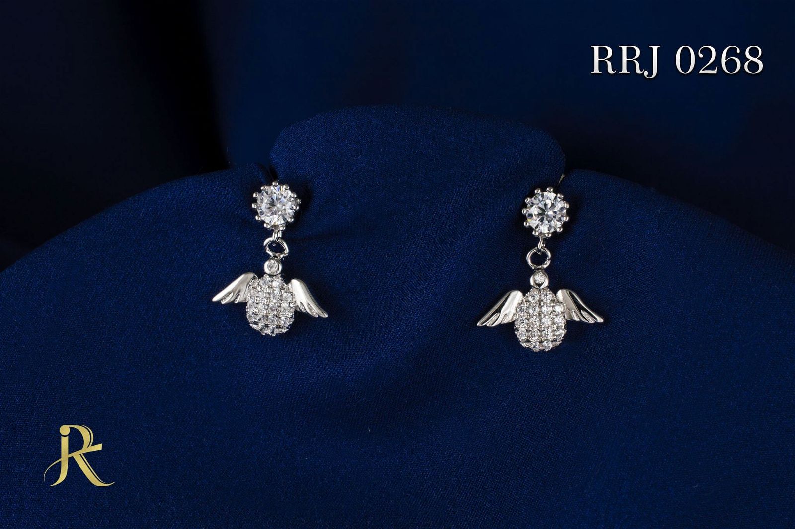 RRJ0268 Pure 925 Sterling Silver Earring - RishiRich Jewels