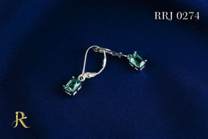 RRJ0274 Pure 925 Sterling Silver Earring - RishiRich Jewels