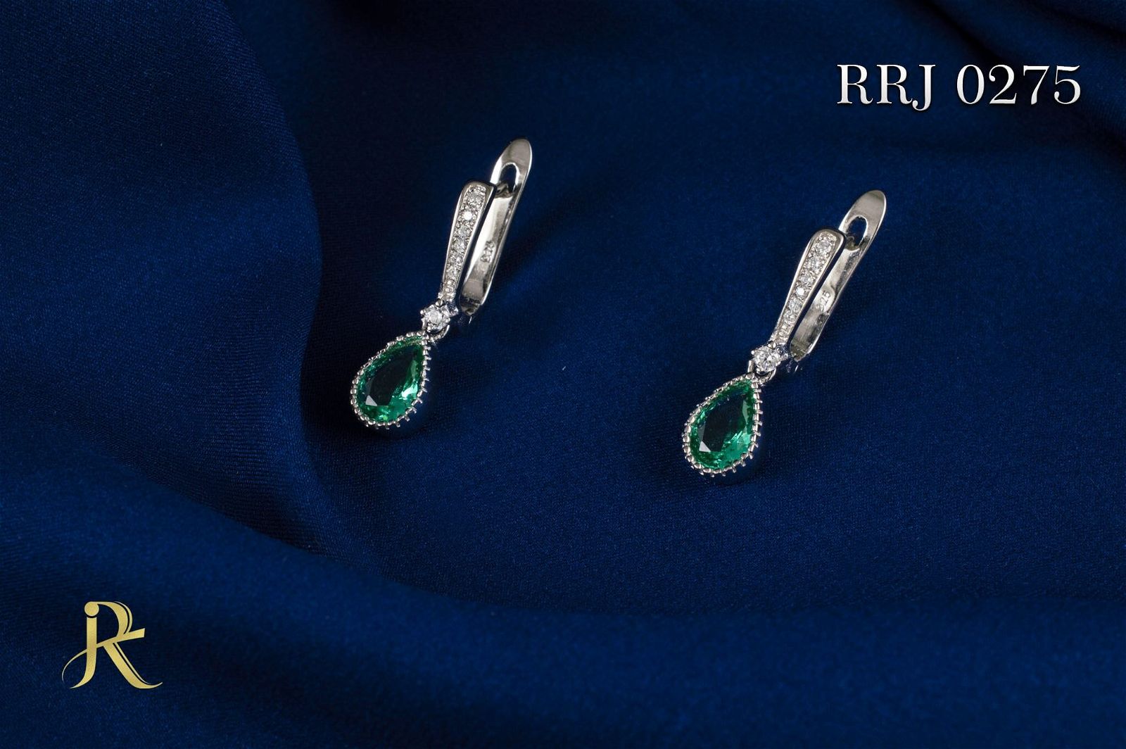 RRJ0275 Pure 925 Sterling Silver Earring - RishiRich Jewels