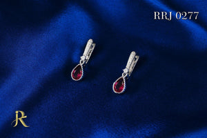 RRJ0277 Pure 925 Sterling Silver Earring - RishiRich Jewels