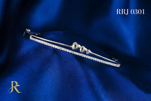 RRJ0301 Pure 925 Sterling Silver Bracelet - RishiRich Jewels