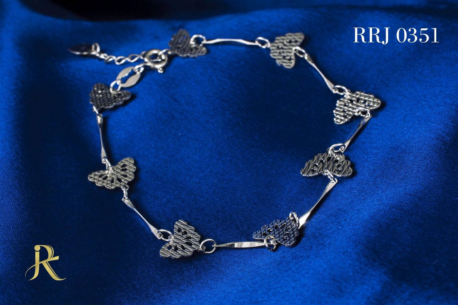 RRJ0351 Pure 925 Sterling Silver Bracelet - RishiRich Jewels