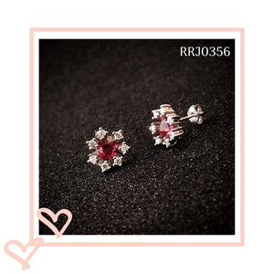 RRJ0356 Pure 925 Sterling Silver Stud - RishiRich Jewels