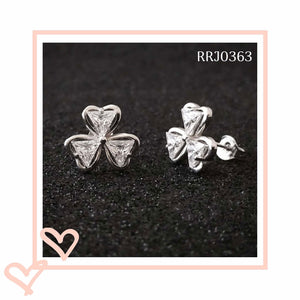 RRJ0363 Pure 925 Sterling Silver Stud - RishiRich Jewels