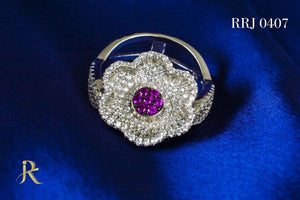 RRJ0407 Pure 925 Sterling Silver Ring - RishiRich Jewels