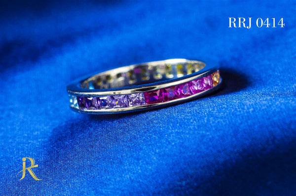 RRJ0414 Pure 925 Sterling Silver Ring - RishiRich Jewels