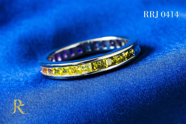 RRJ0414 Pure 925 Sterling Silver Ring - RishiRich Jewels
