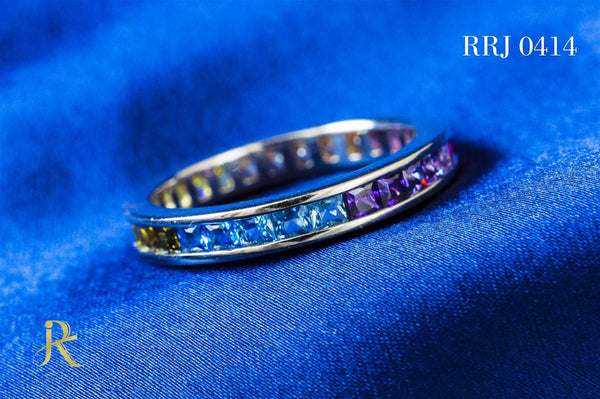 RRJ0414 Pure 925 Sterling Silver Ring - RishiRich Jewels