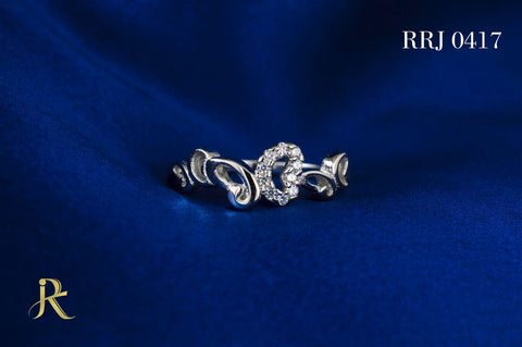 RRJ0417 Pure 925 Sterling Silver Ring - RishiRich Jewels