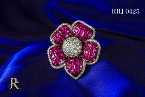 RRJ0425 Pure 925 Sterling Silver Ring - RishiRich Jewels