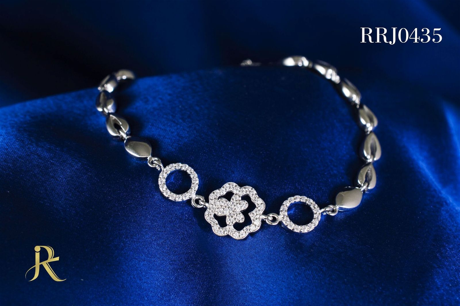 RRJ0435 Pure 925 Sterling Silver Bracelet - RishiRich Jewels