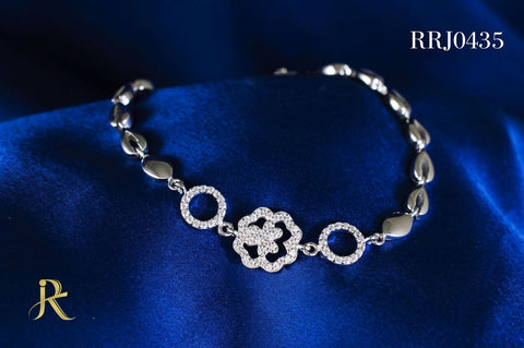 RRJ0435 Pure 925 Sterling Silver Bracelet - RishiRich Jewels