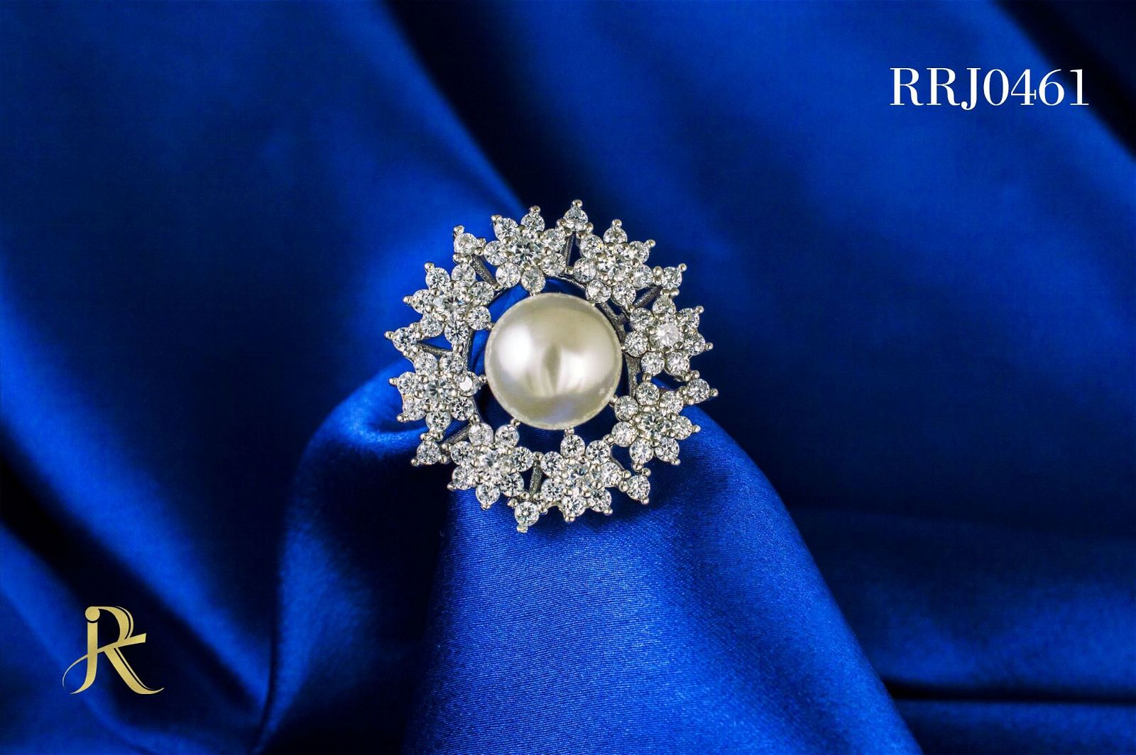 RRJ0461 Pure 925 Sterling Silver Ring - RishiRich Jewels