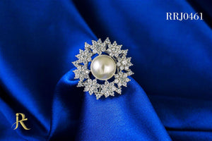 RRJ0461 Pure 925 Sterling Silver Ring - RishiRich Jewels