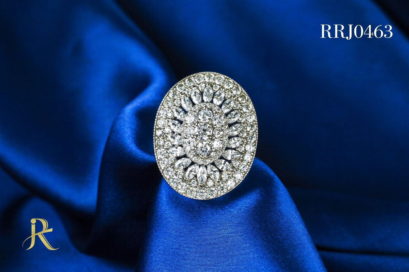 RRJ0463 Pure 925 Sterling Silver Ring - RishiRich Jewels