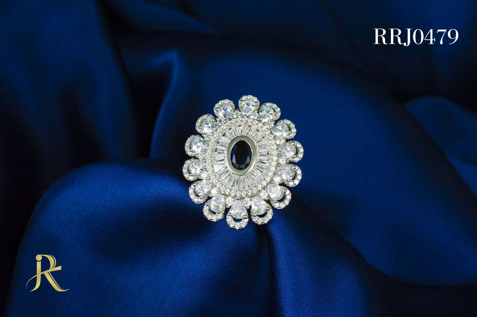 RRJ0479 Pure 925 Sterling Silver Ring - RishiRich Jewels