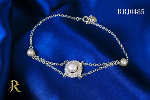 RRJ0485 Pure 925 Sterling Silver Bracelet - RishiRich Jewels