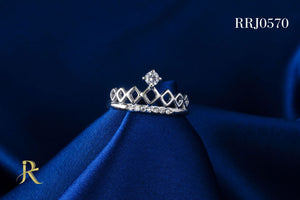 RRJ0570 Pure 925 Sterling Silver Ring - RishiRich Jewels