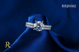 RRJ0582 Pure 925 Sterling Silver Ring - RishiRich Jewels