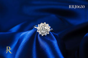 RRJ0630 Pure 925 Sterling Silver Ring - RishiRich Jewels