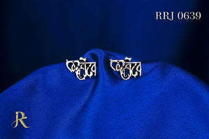 RRJ0639 Pure 925 Sterling Silver Unisex Stud - RishiRich Jewels