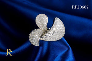 RRJ0667 Pure 925 Sterling Silver Ring - RishiRich Jewels