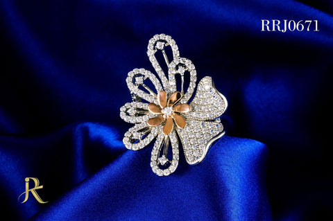 RRJ0671 Pure 925 Sterling Silver Ring - RishiRich Jewels