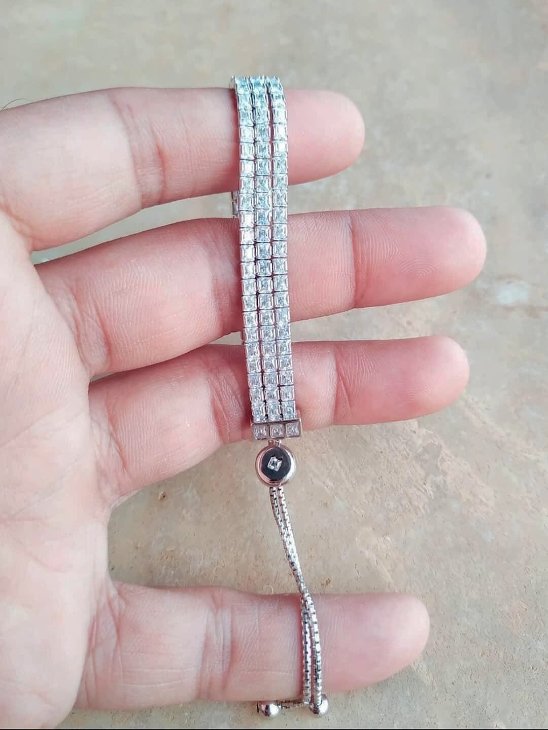 RRJ0676 Pure 925 Sterling Silver Bracelet - RishiRich Jewels