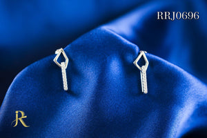 RRJ0696 Pure 925 Sterling Silver Earring - RishiRich Jewels