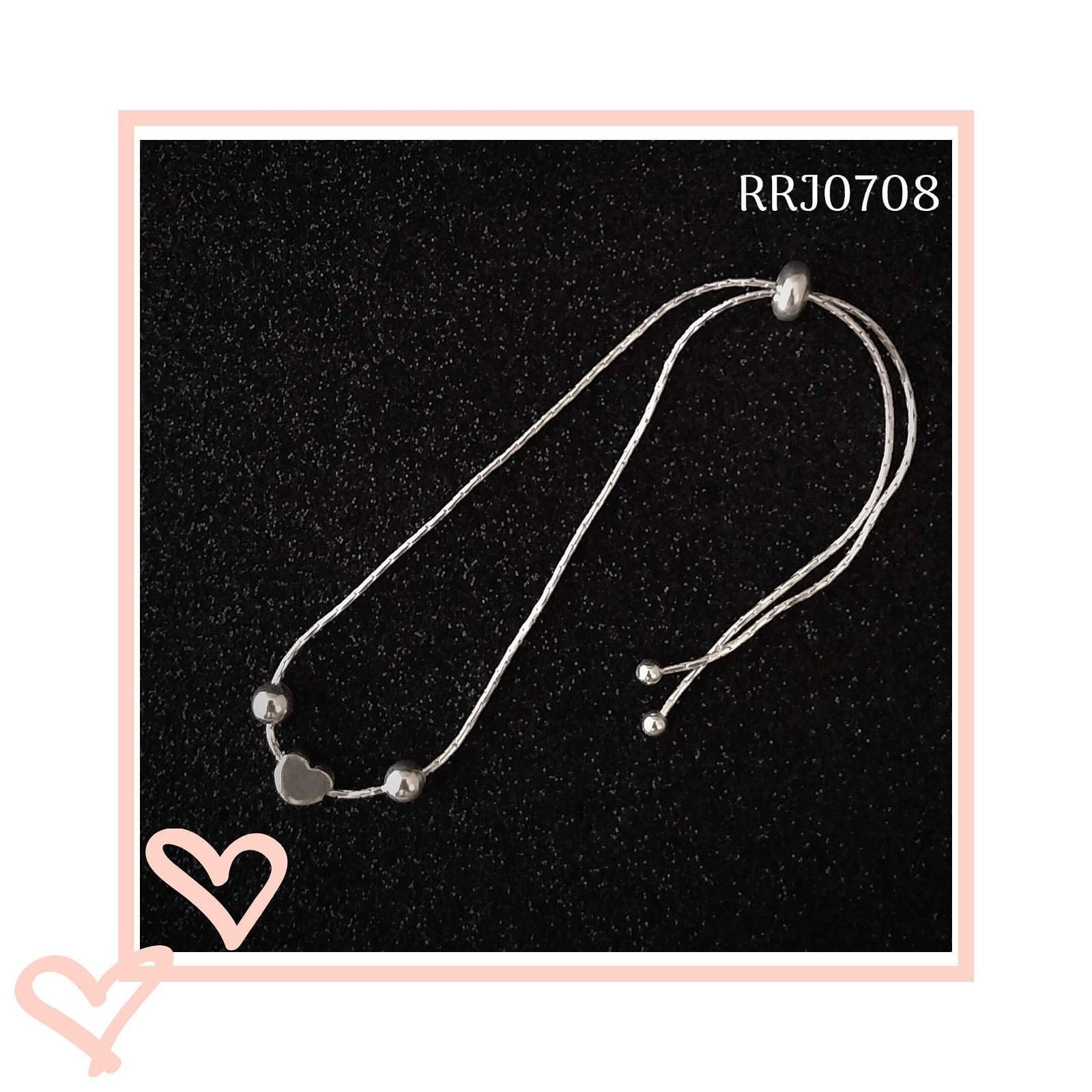 RRJ0708 Pure 925 Sterling Silver Bracelet - RishiRich Jewels