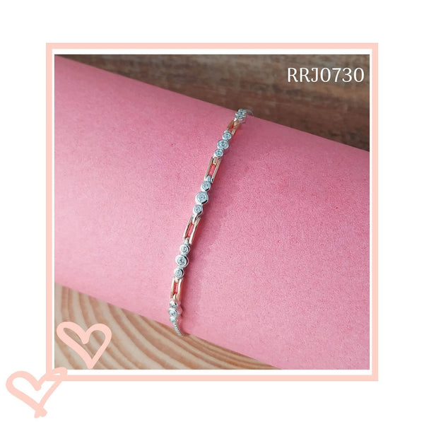 RRJ0730 Pure 925 Sterling Silver Bracelet - RishiRich Jewels