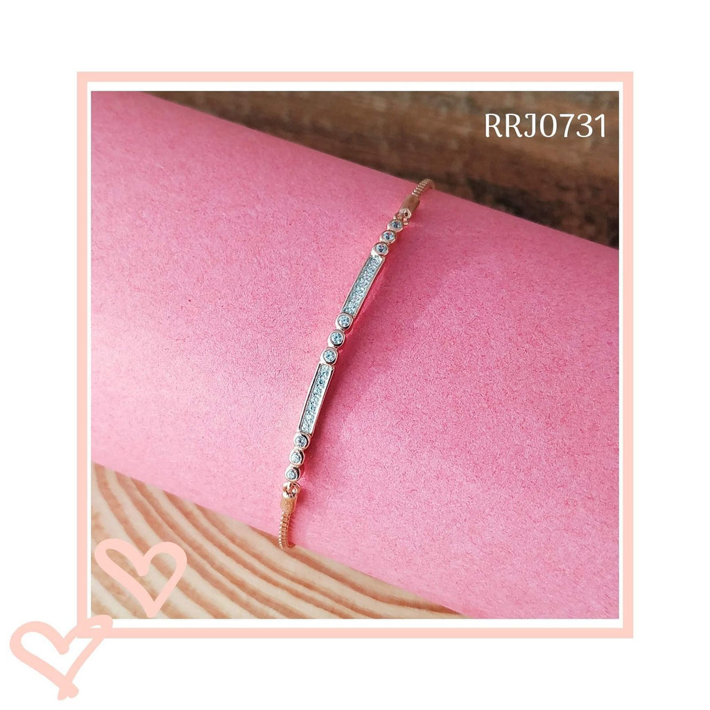 RRJ0731 Pure 925 Sterling Silver Bracelet - RishiRich Jewels