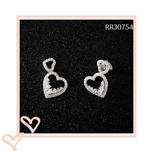 RRJ0754 Pure 925 Sterling Silver Earring - RishiRich Jewels
