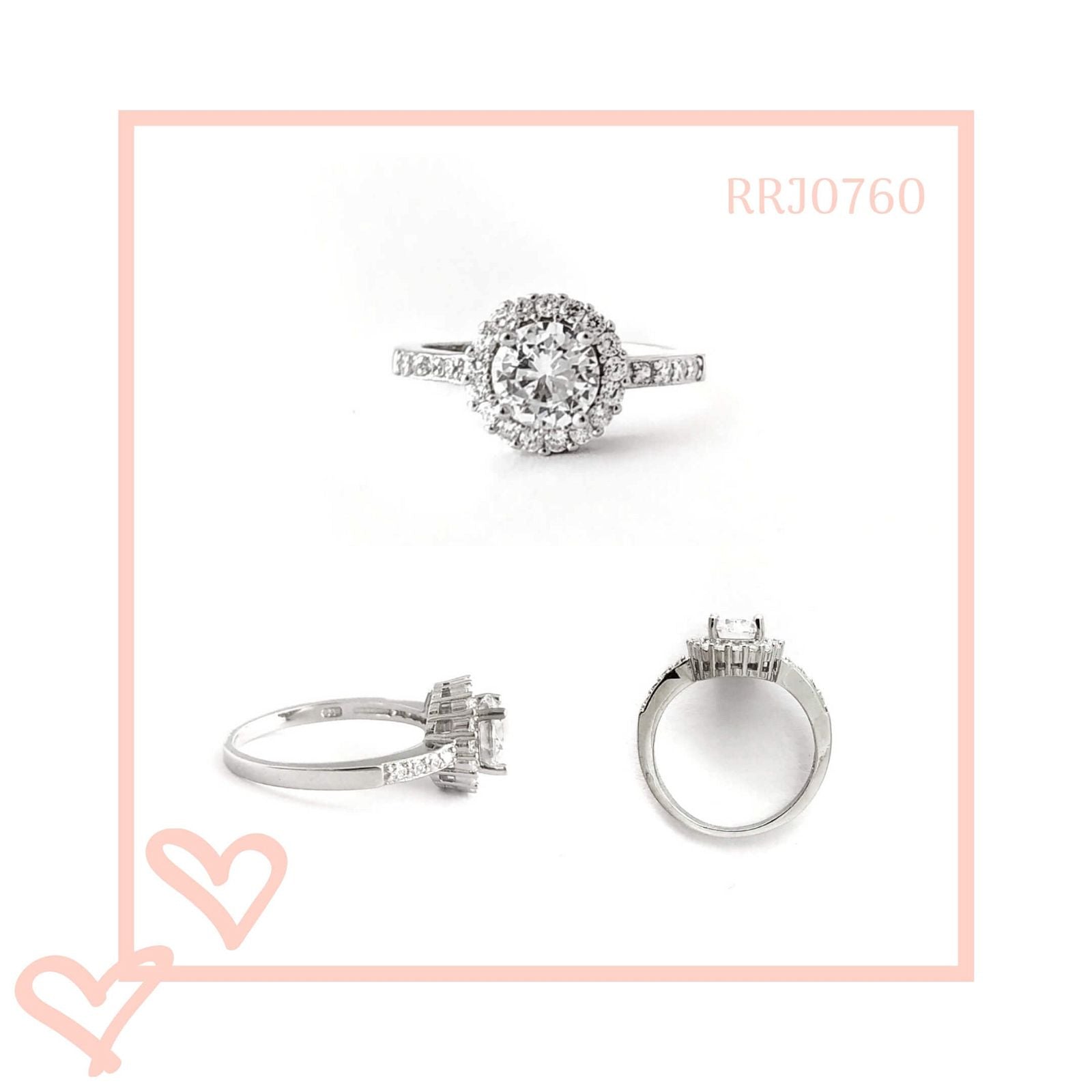 RRJ0760 Pure 925 Sterling Silver Ring - RishiRich Jewels