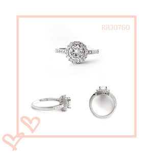 RRJ0760 Pure 925 Sterling Silver Ring - RishiRich Jewels