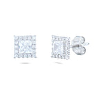 RRJ0802 Pure 925 Sterling Silver Unisex Stud