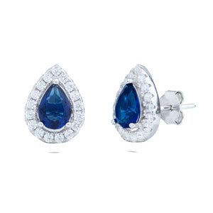 RRJ0808 Pure 925 Sterling Silver Stud - RishiRich Jewels