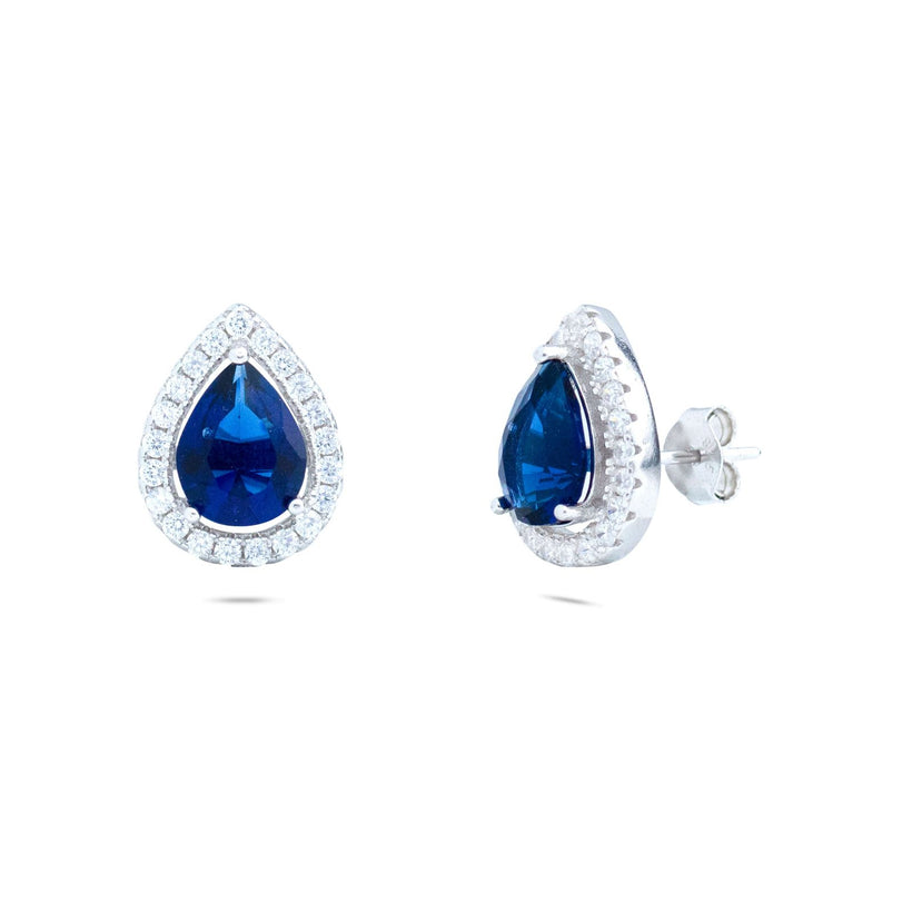 2 carat Pear Cut American Diamond Stud Collection