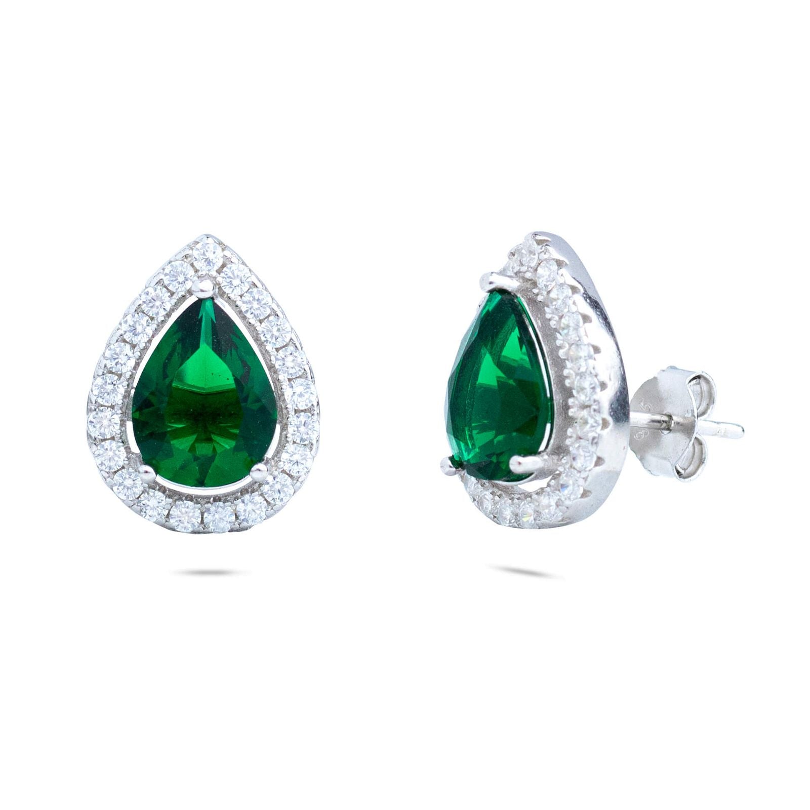 RRJ0816 Pure 925 Sterling Silver Stud - RishiRich Jewels